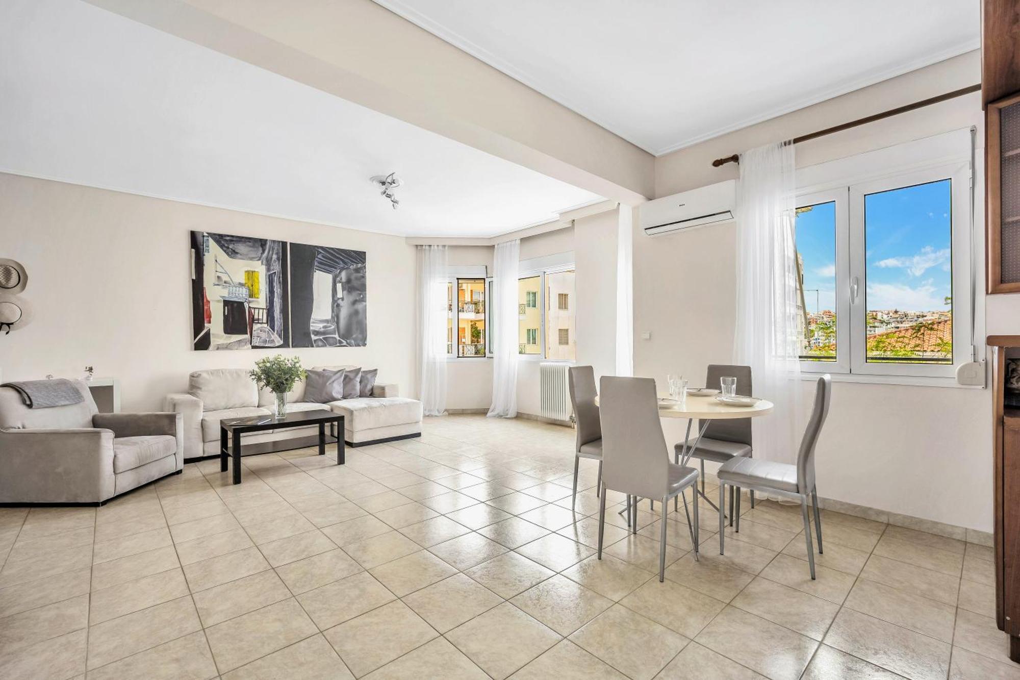 Chalkís Fabulous Central Apartment Close To The Sea! מראה חיצוני תמונה